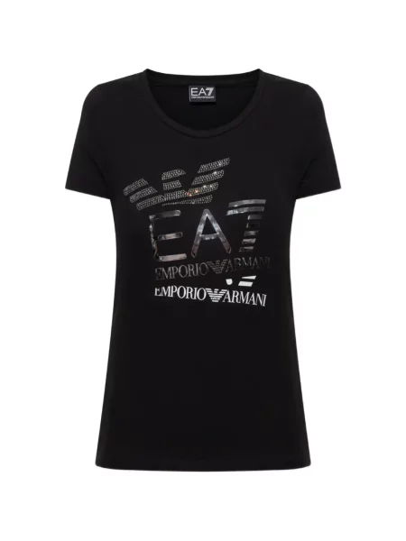 Tricou Ea7 Emporio Armani cu imagine negru