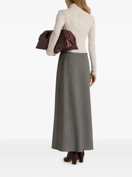 Fusta maxi Alberta Ferretti gri