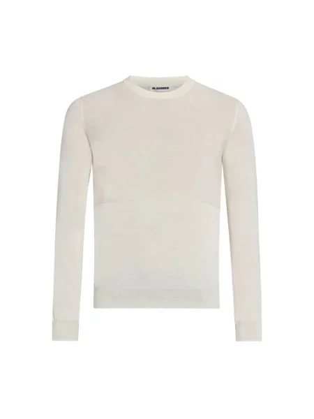Bluza Jil Sander wełniana biała