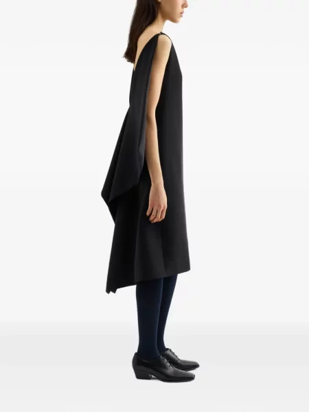 Rochie Jil Sander în linie A negru