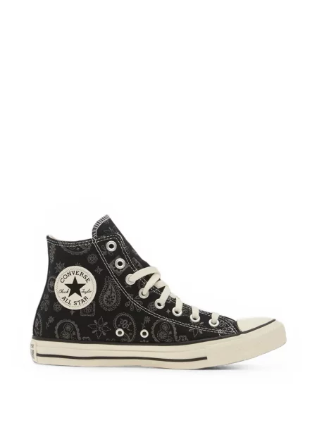 Sneakerși Converse Chuck Taylor All Star cu imagine cu model paisley negru