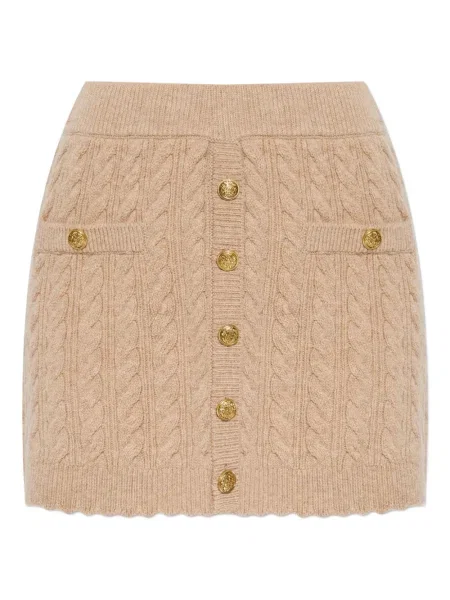 Dzianinowa mała mały spódnica mini Loveshackfancy