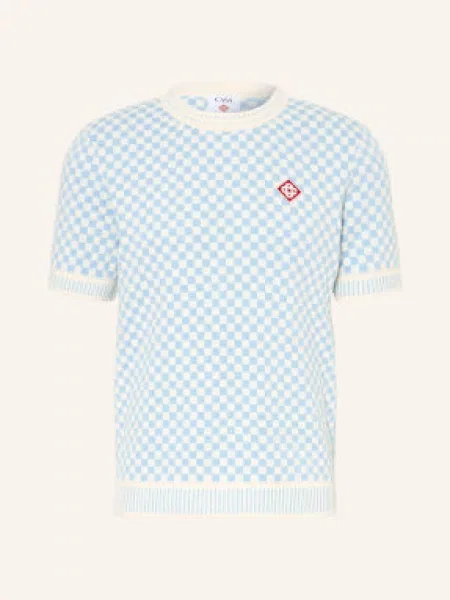 Casablanca Dzianinowa Koszulka blau