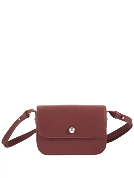 Geanta crossbody Weekend Max Mara din piele roșu