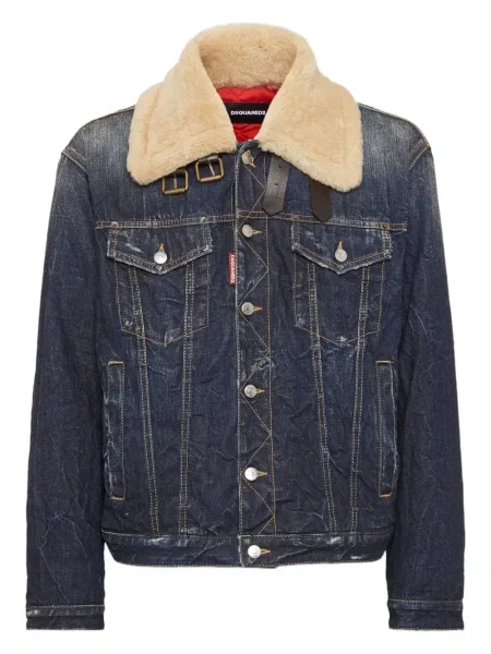 Geacă de blugi Dsquared2 albastru