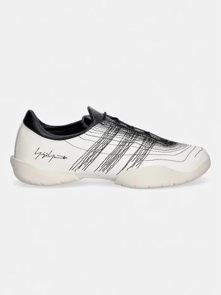 REGU EMBROIDERY sneakers δερμάτινα μπεζ