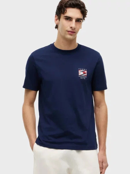 Футболка Tommy Hilfiger синя