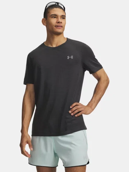 Tricou Under Armour de lână alergare negru