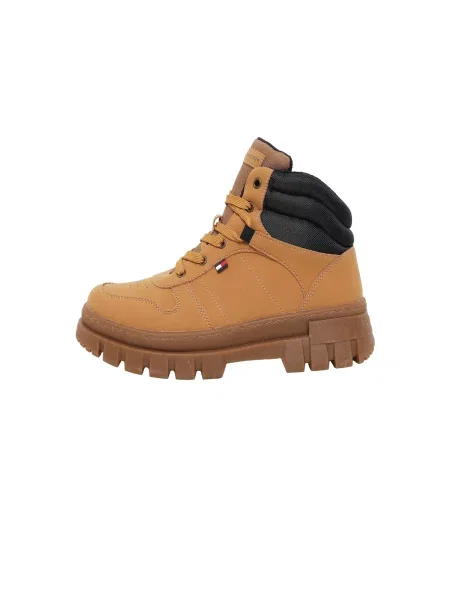 Gležnjarji Tommy Hilfiger S Rjava črna