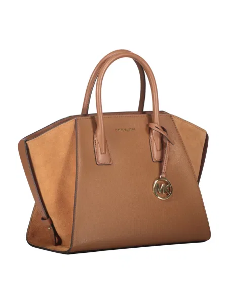 Torebka Michael Kors skórzana biznesowa brązowa