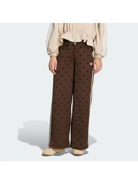 KALHOTY SATIN POLKA DOTS WIDE LEG