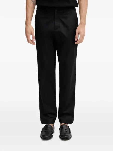 Pantaloni Fred Perry cu broderie negru