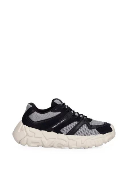 Sneakerși Armani Exchange plasă chunky albastru