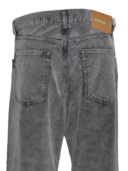 Pantaloni Haikure de catifea cord gri