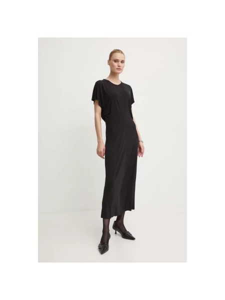Day Birger et Mikkelsen sukienka Amanza Day Wish midi rozkloszowana czarny