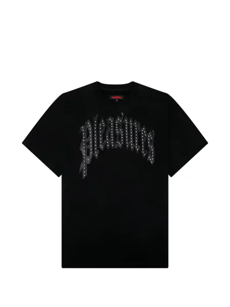 Tricou Pleasures cu tepi negru