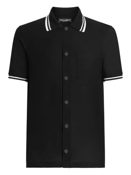 Cămașă Dolce & Gabbana scurtă negru