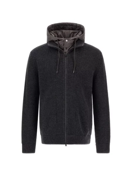 Cardigan Herno tricotate gri