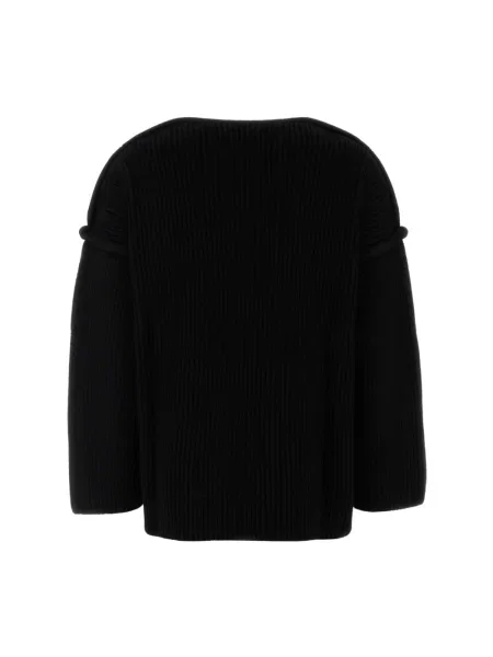 Sweter Jil Sander wełniany czarny