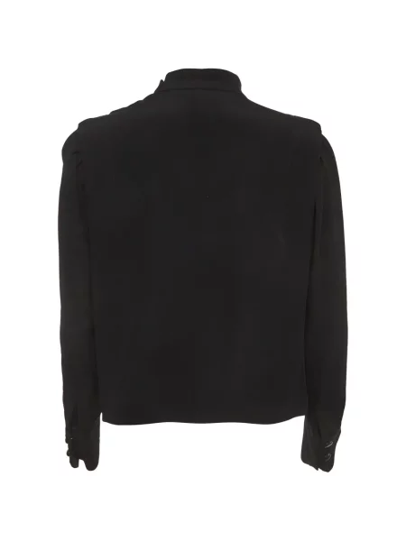 Top Isabel Marant din crep negru