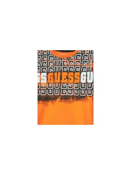 Guess Póló Regular Fit narancssárga