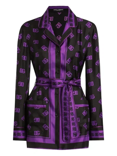 Cămașă Dolce & Gabbana cu imagine negru