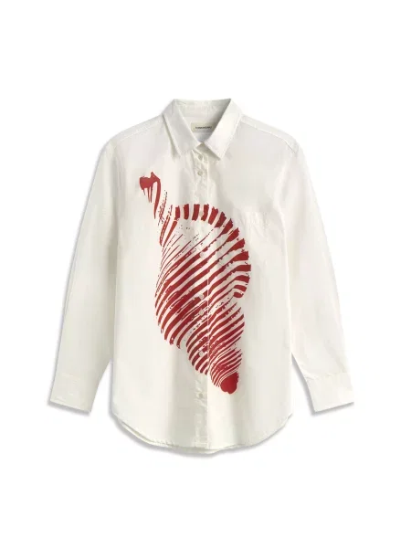 Thinking MU Bluza Odie rdeča bela