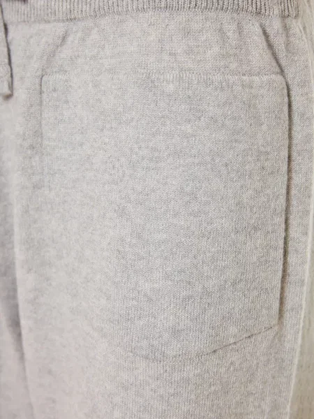 Pantaloni Barba alergare cu cordon gri