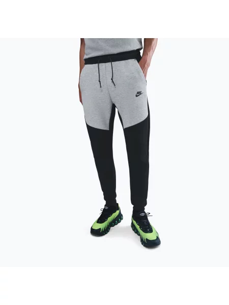 Pantaloni pentru bărbați Nike Tech Joggers black/dark grey heather/black negru
