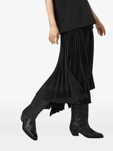 Botine Allsaints din piele negru