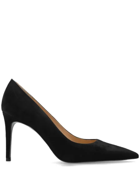 Pantofi cu toc Stuart Weitzman din piele de căprioară negru