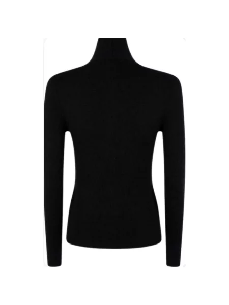 Sweter z golfem Parosh czarny