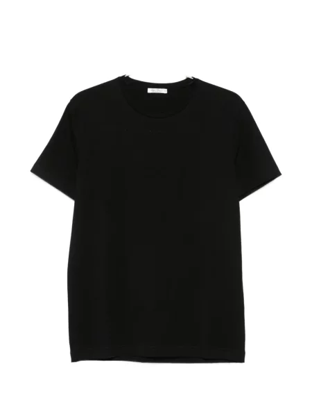 Scurt tricou Stefan Brandt cu decolteu rotund negru