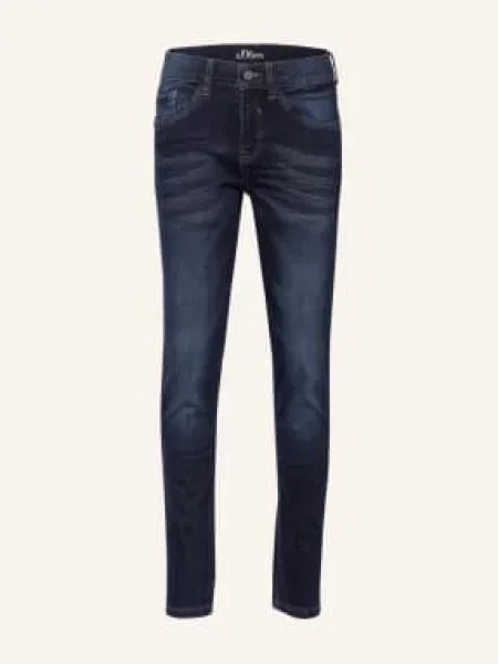 S.Oliver Red Džíny Slim Fit dark blue modré