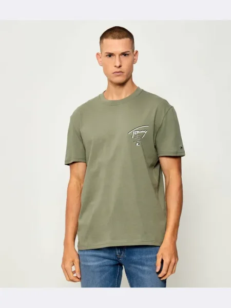 Tommy Jeans Tricou verde