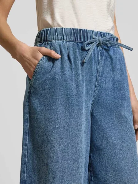 Spodnie z szerokimi nogawkami z Mieszanka bawełny i Model VALERIA' Vero Moda
