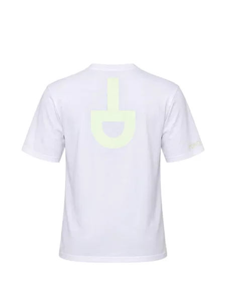 Scurt tricou Tond cu imagine alb