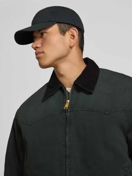 Kurtka z zamkiem błyskawicznym i detalem z logo model Santa Fe' Carhartt Work In Progress