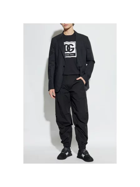 Koszulka Dolce And Gabbana z logo czarna