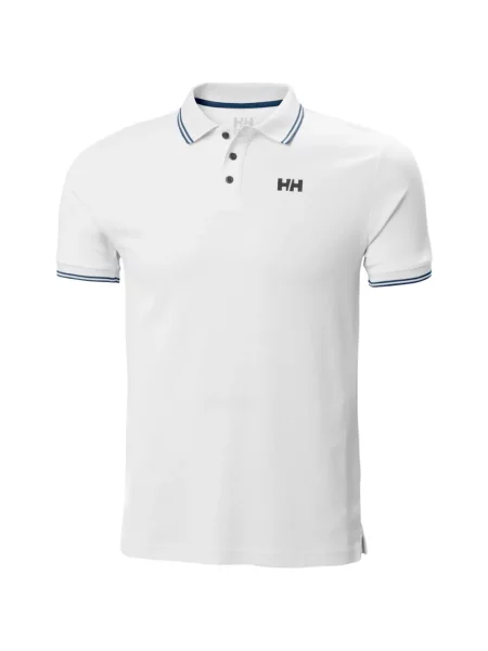 Tricou polo Helly Hansen cu imagine alb