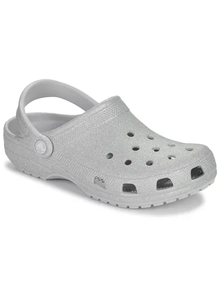 Pantofi Crocs clasici argintiu