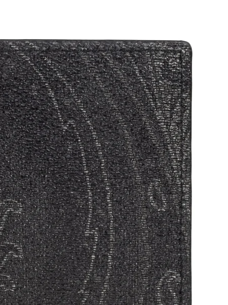 Portofel Etro cu model paisley negru