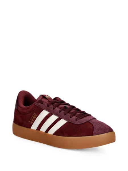Pantaloni Adidas cu broderie cu dungi alergare negru