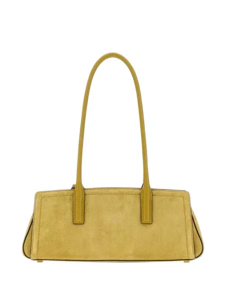 Palton Michael Michael Kors din piele de căprioară galben