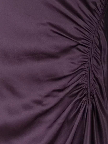 Fustă midi Veronica Beard cu volane violet