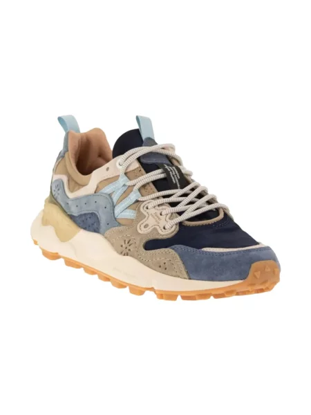 Sneakersy Flower Mountain w kwiatki niebieskie