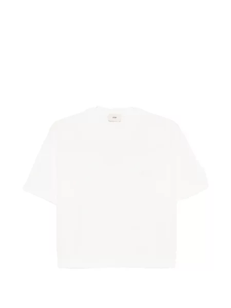 Tricou Autry cu broderie alb
