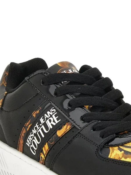 Sneakerși Versace Jeans Couture cu imagine negru