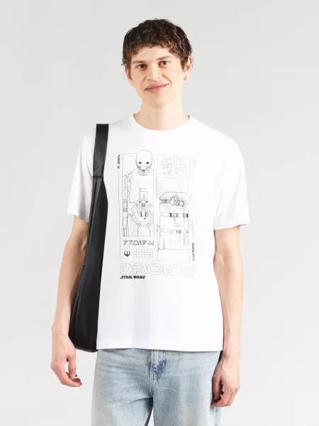 GAP Tricou DROIDS negru alb