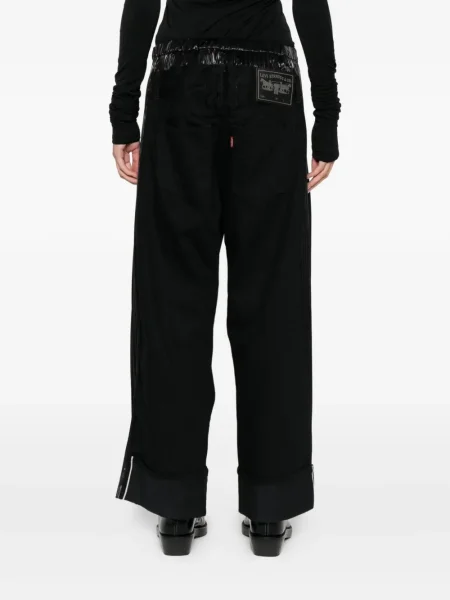 Pantaloni Junya Watanabe plisate negru